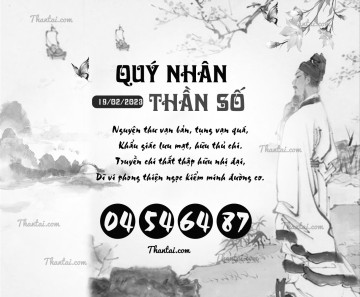 QUÝ NHÂN THẦN SỐ 19/02/2023