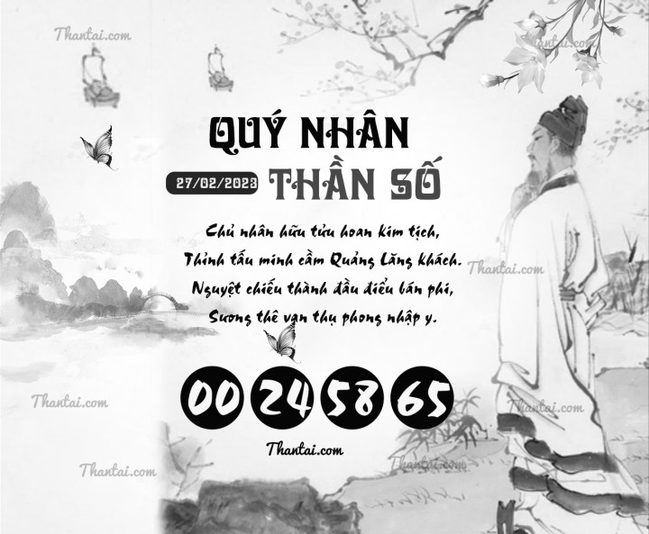 QUÝ NHÂN THẦN SỐ 12/02/2023