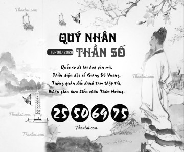 QUÝ NHÂN THẦN SỐ 13/03/2023