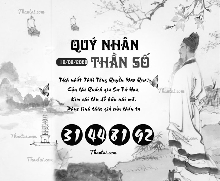 QUÝ NHÂN THẦN SỐ 01/03/2023