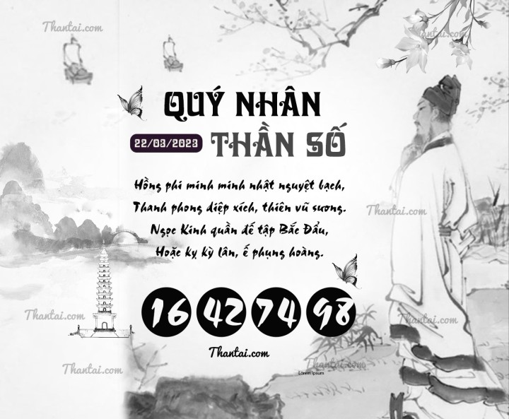 QUÝ NHÂN THẦN SỐ 07/03/2023