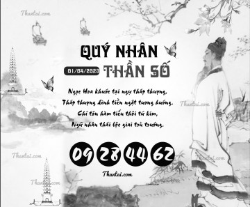 QUÝ NHÂN THẦN SỐ 01/04/2023