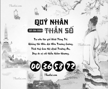 QUÝ NHÂN THẦN SỐ 07/04/2023