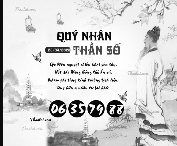 QUÝ NHÂN THẦN SỐ 08/04/2023
