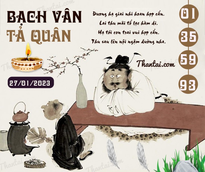 Bạch Vân Tả Quân 12/01/2023