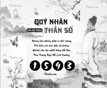 QUÝ NHÂN THẦN SỐ 29/05/2023