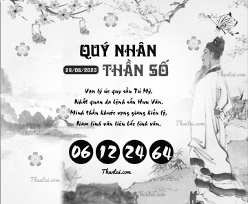 QUÝ NHÂN THẦN SỐ 29/06/2023