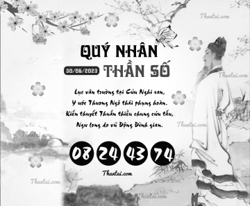 QUÝ NHÂN THẦN SỐ 30/06/2023