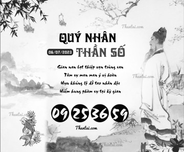 QUÝ NHÂN THẦN SỐ 06/07/2023