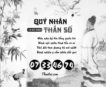 QUÝ NHÂN THẦN SỐ 19/07/2023