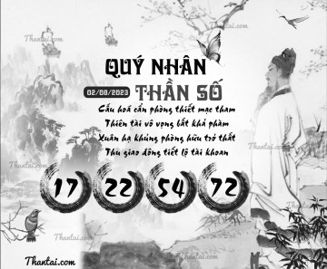 QUÝ NHÂN THẦN SỐ 02/08/2023