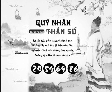 QUÝ NHÂN THẦN SỐ 06/09/2023