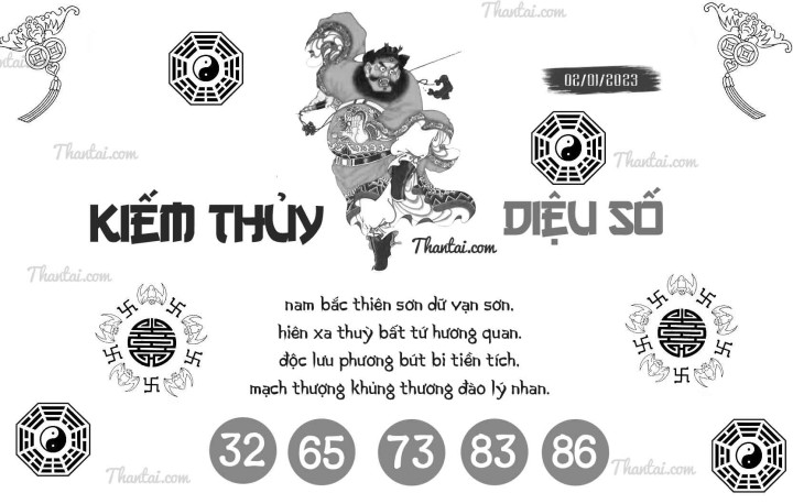 KIẾM THỦY DIỆU SỐ 01/01/2023