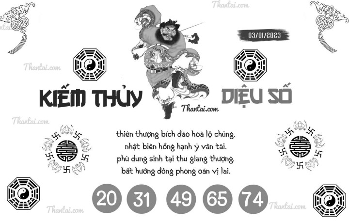 KIẾM THỦY DIỆU SỐ 01/01/2023