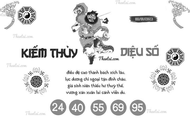 KIẾM THỦY DIỆU SỐ 01/01/2023