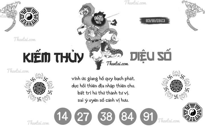 KIẾM THỦY DIỆU SỐ 01/01/2023