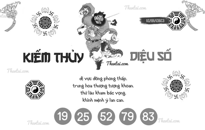 KIẾM THỦY DIỆU SỐ 01/01/2023