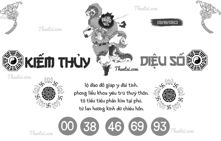 KIẾM THỦY DIỆU SỐ 05/01/2023
