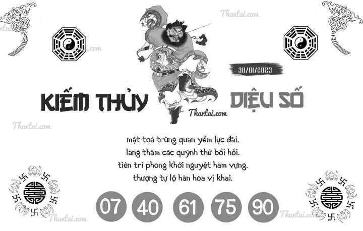 KIẾM THỦY DIỆU SỐ 16/01/2023