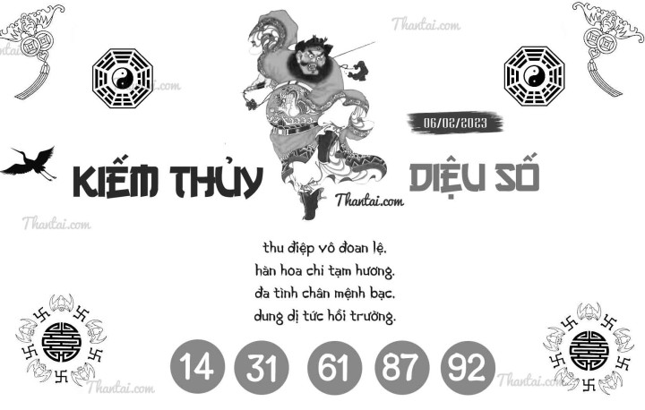KIẾM THỦY DIỆU SỐ 22/01/2023