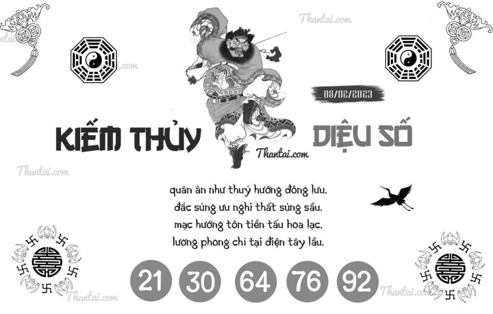 KIẾM THỦY DIỆU SỐ 24/01/2023