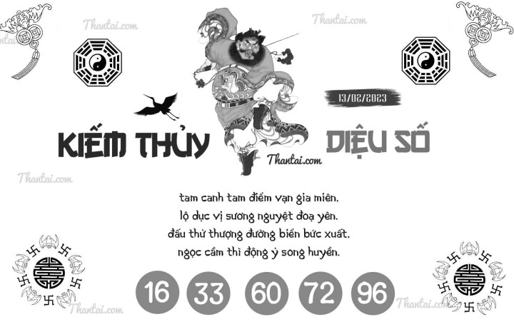 KIẾM THỦY DIỆU SỐ 29/01/2023