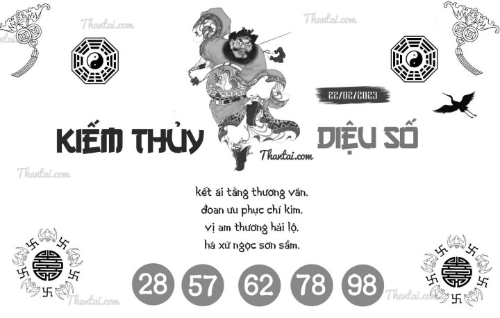 KIẾM THỦY DIỆU SỐ 07/02/2023
