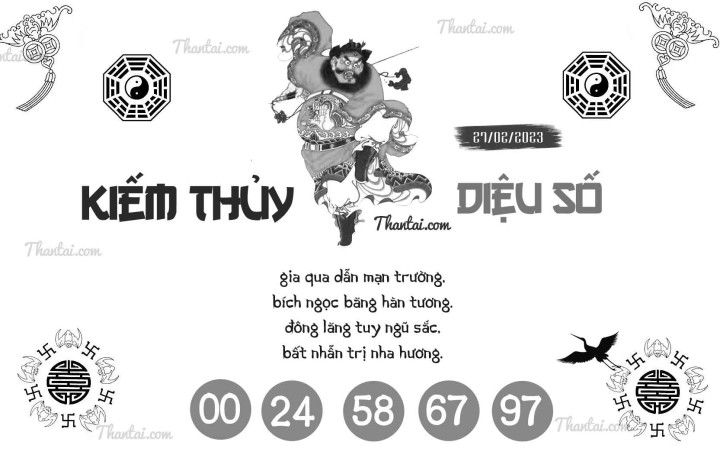 KIẾM THỦY DIỆU SỐ 12/02/2023