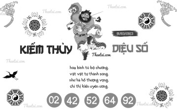 KIẾM THỦY DIỆU SỐ 01/03/2023