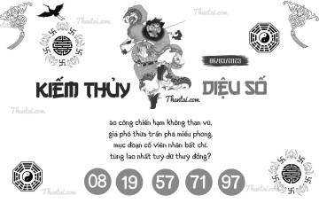 KIẾM THỦY DIỆU SỐ 06/03/2023