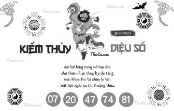 KIẾM THỦY DIỆU SỐ 10/03/2023