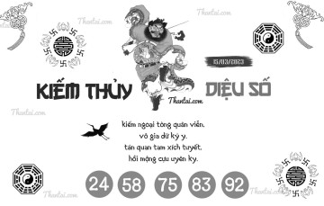 KIẾM THỦY DIỆU SỐ 15/03/2023