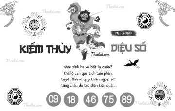 KIẾM THỦY DIỆU SỐ 17/03/2023