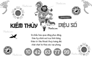 KIẾM THỦY DIỆU SỐ 20/03/2023