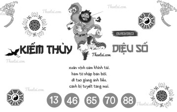 KIẾM THỦY DIỆU SỐ 26/03/2023