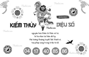 KIẾM THỦY DIỆU SỐ 30/03/2023