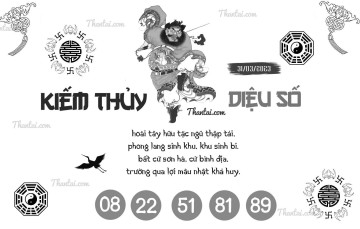 KIẾM THỦY DIỆU SỐ 31/03/2023