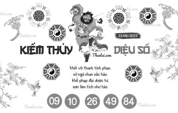 KIẾM THỦY DIỆU SỐ 13/06/2023