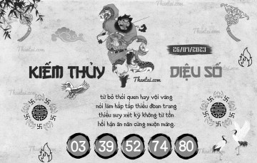 KIẾM THỦY DIỆU SỐ 26/07/2023