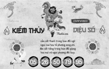 KIẾM THỦY DIỆU SỐ 29/07/2023