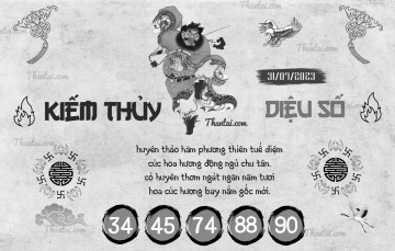 KIẾM THỦY DIỆU SỐ 31/07/2023