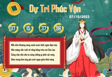 DỰ TRI PHÚC VẬN 07/10/2023