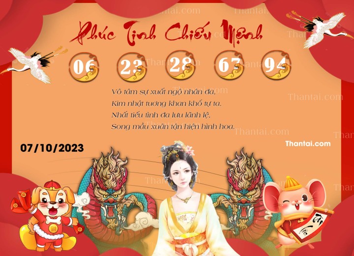 Phúc Tinh Chiếu Mệnh 22/09/2023