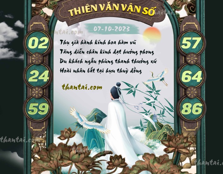 THIÊN VĂN VẬN SỐ 22/09/2023