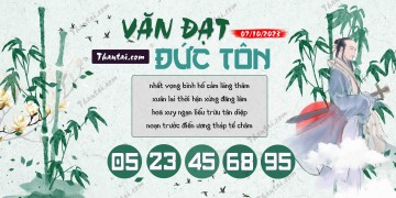 Văn Đạt Đức Tôn 07/10/2023