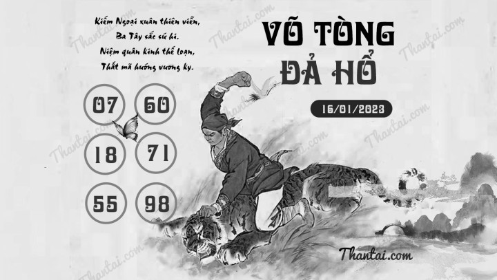 VÕ TÒNG ĐẢ HỔ 01/01/2023