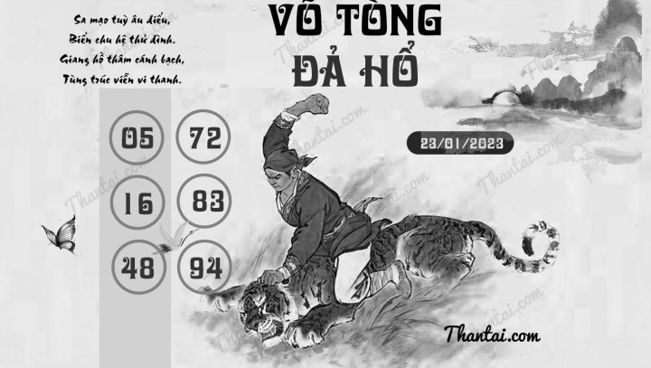 VÕ TÒNG ĐẢ HỔ 08/01/2023