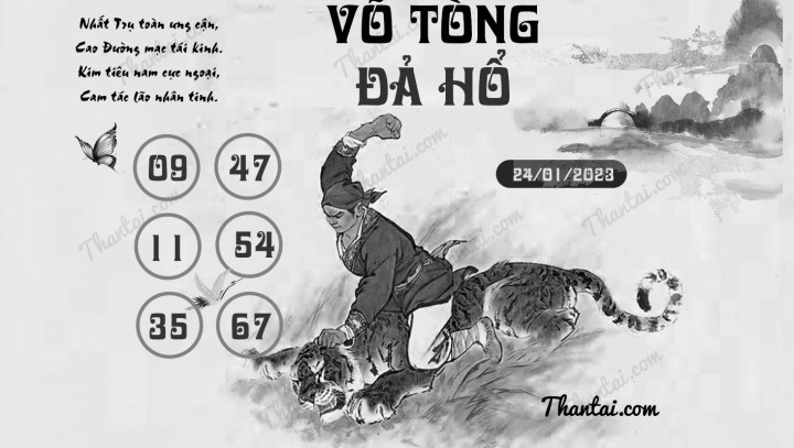 VÕ TÒNG ĐẢ HỔ 09/01/2023