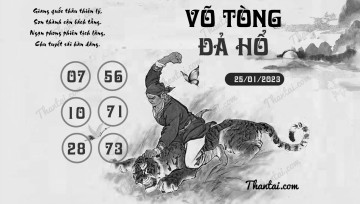 VÕ TÒNG ĐẢ HỔ 25/01/2023