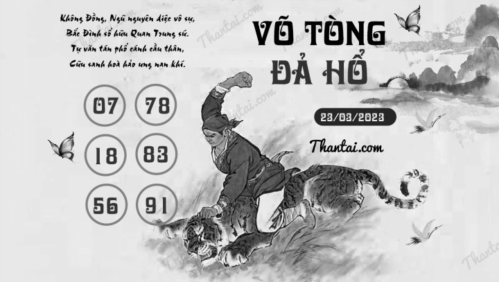 VÕ TÒNG ĐẢ HỔ 08/01/2023